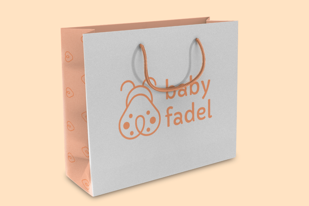 Exemplo de sacola para a Baby Fadel