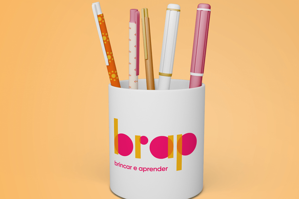 Exemplo de aplicação de marca para a BRAP